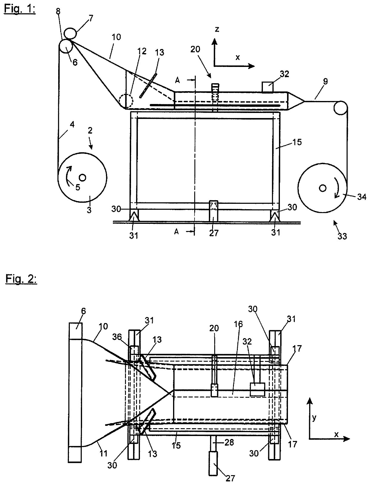 Method for forming a hose comprising a flat web material as well as a hose formation device and a system for producing bags