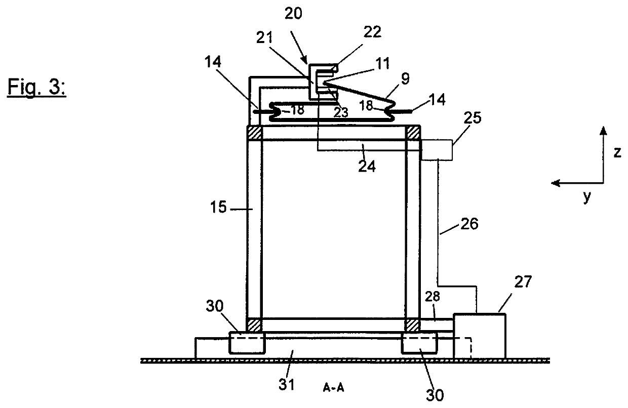 Method for forming a hose comprising a flat web material as well as a hose formation device and a system for producing bags