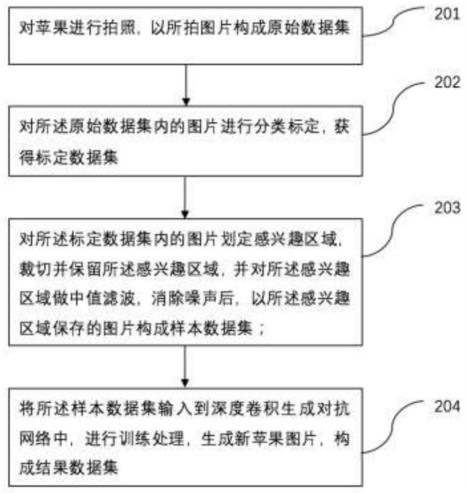 Red Fuji apple shape data enhancement device and method