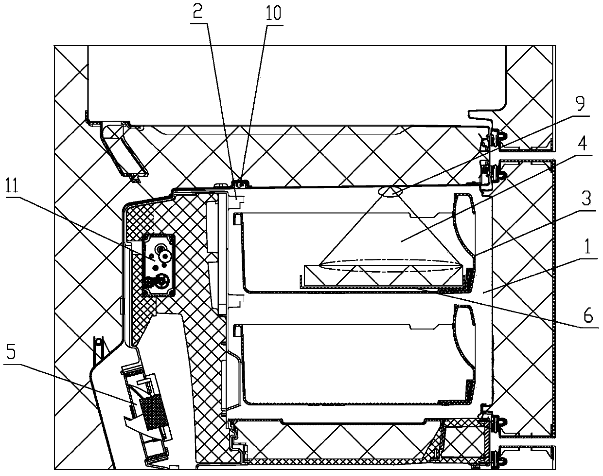 Refrigerator with instant refrigeration function and control method