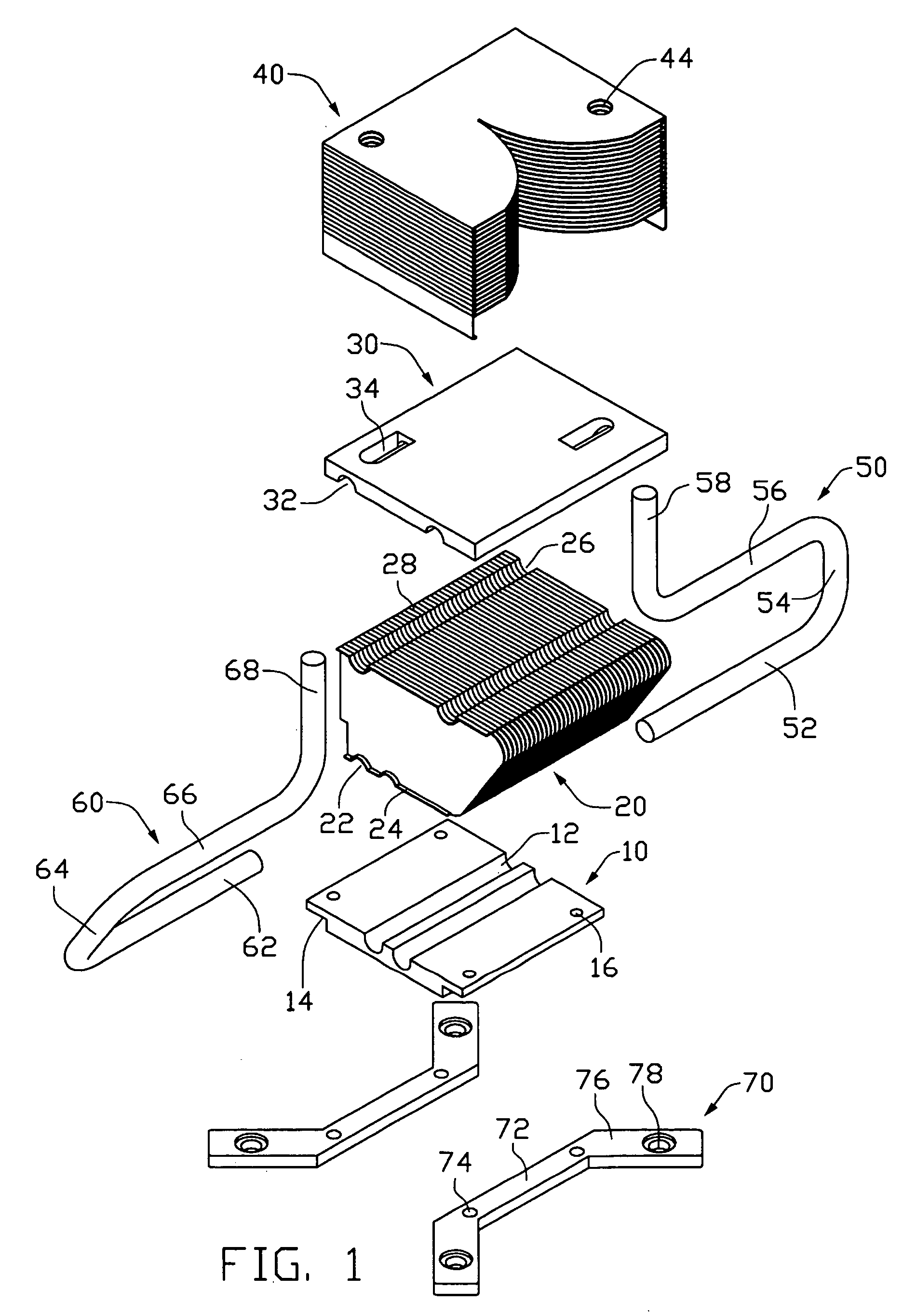 Heat dissipation device having heat pipe