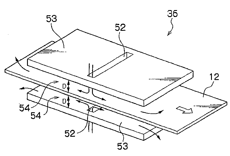 A membrane washing system