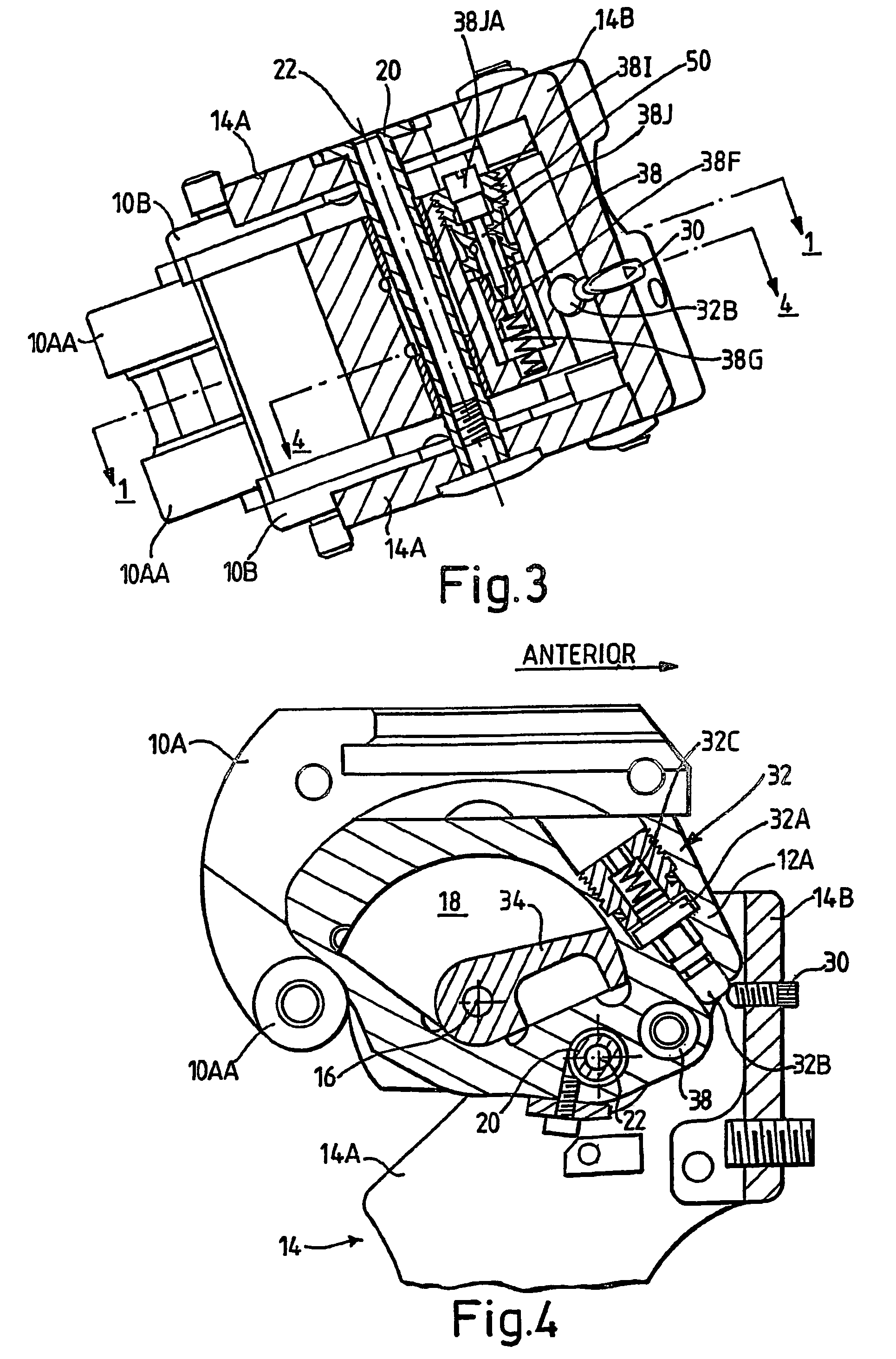 Prosthetic knee joint mechanism