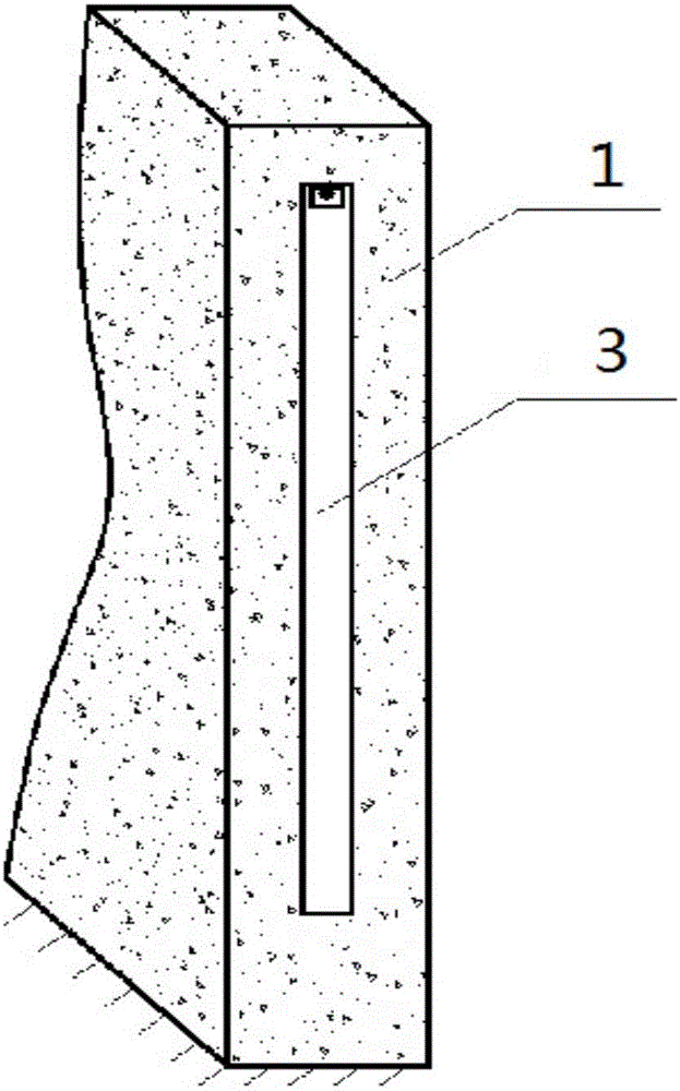 Leveling rod suspended leveling method for settlement monitoring