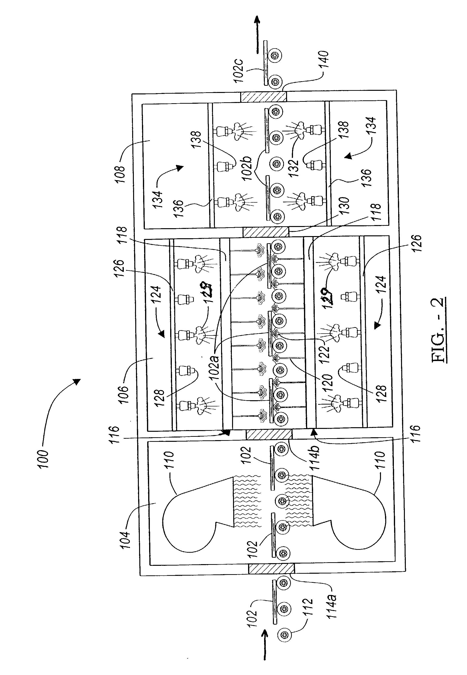 System and method for simultaneously heating and cooling glass to produce tempered glass