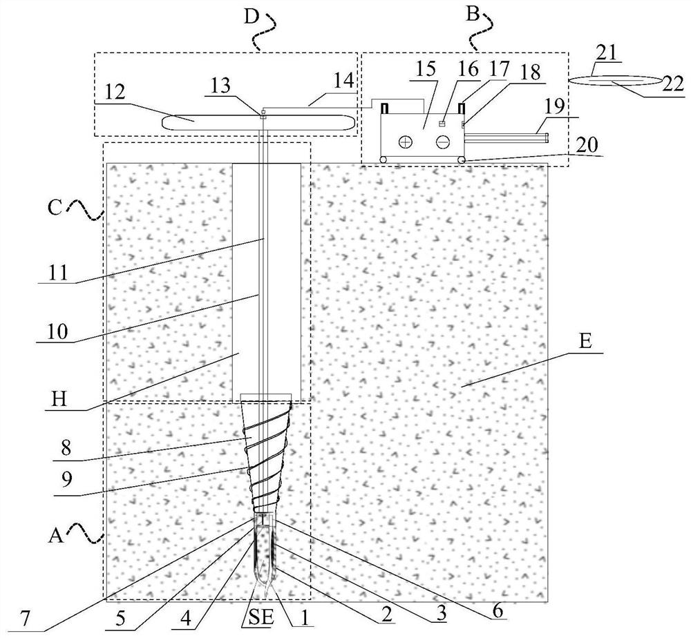 A field in-situ collection device and method for soil liquid light hydrocarbons