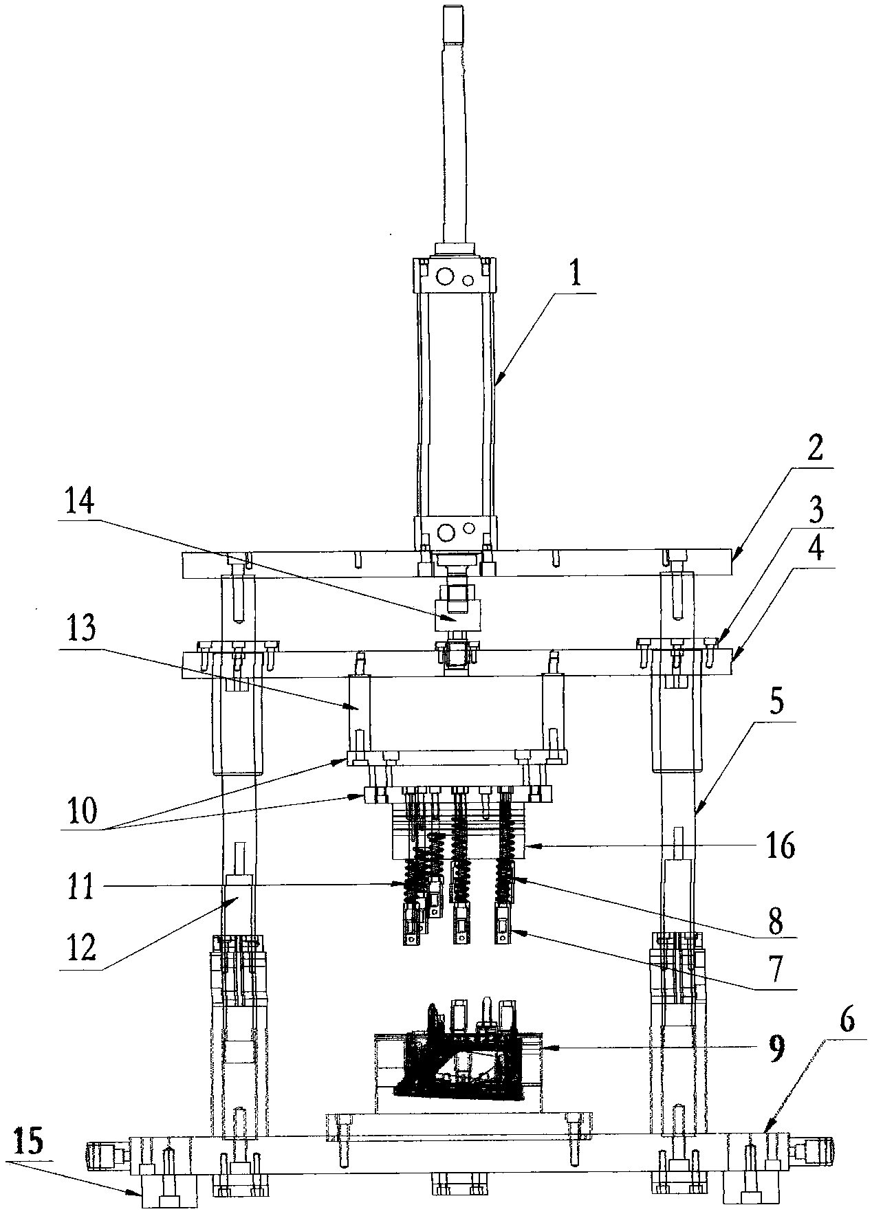 Pre-compressing device