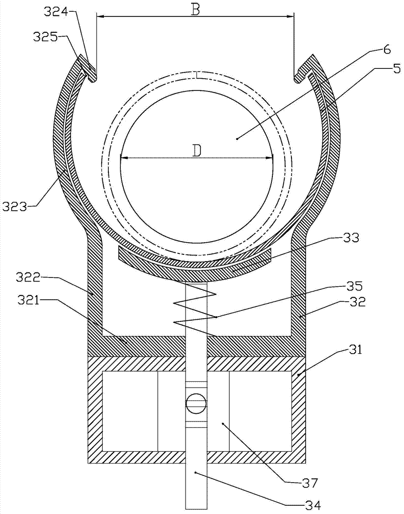 Construction tool of protective casing of high-pressure overhead line