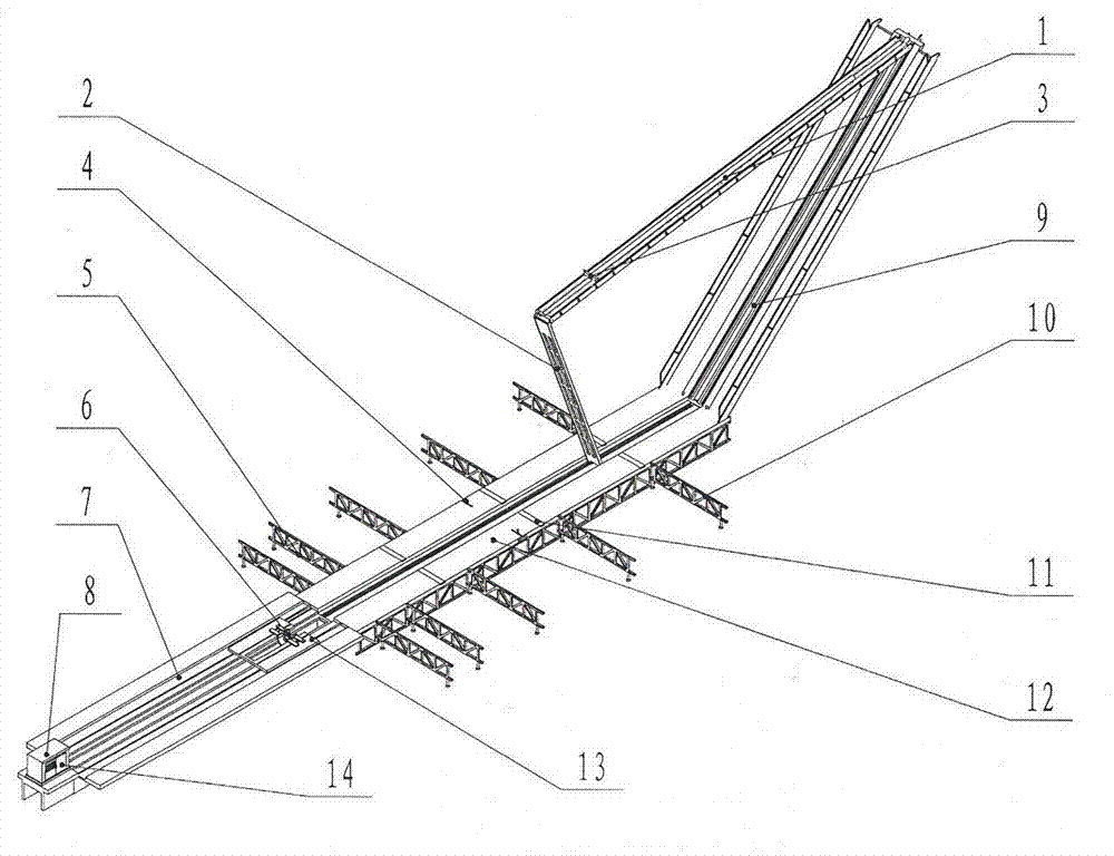 Intelligent full-hydraulic power catwalk