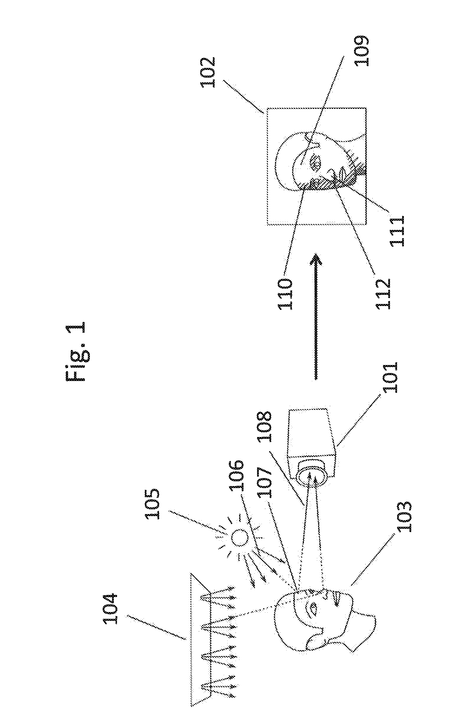 Method and system for representing a virtual object in a view of a real environment