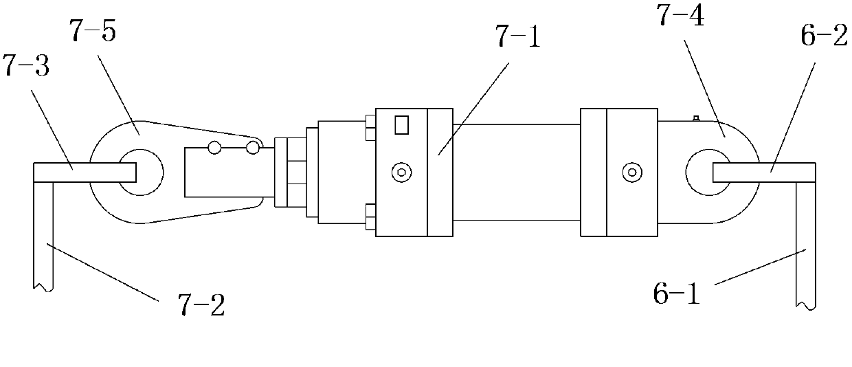 Pruning shear head used for vehicle-mounted pruning machine for dwarf dense planting jujube trees