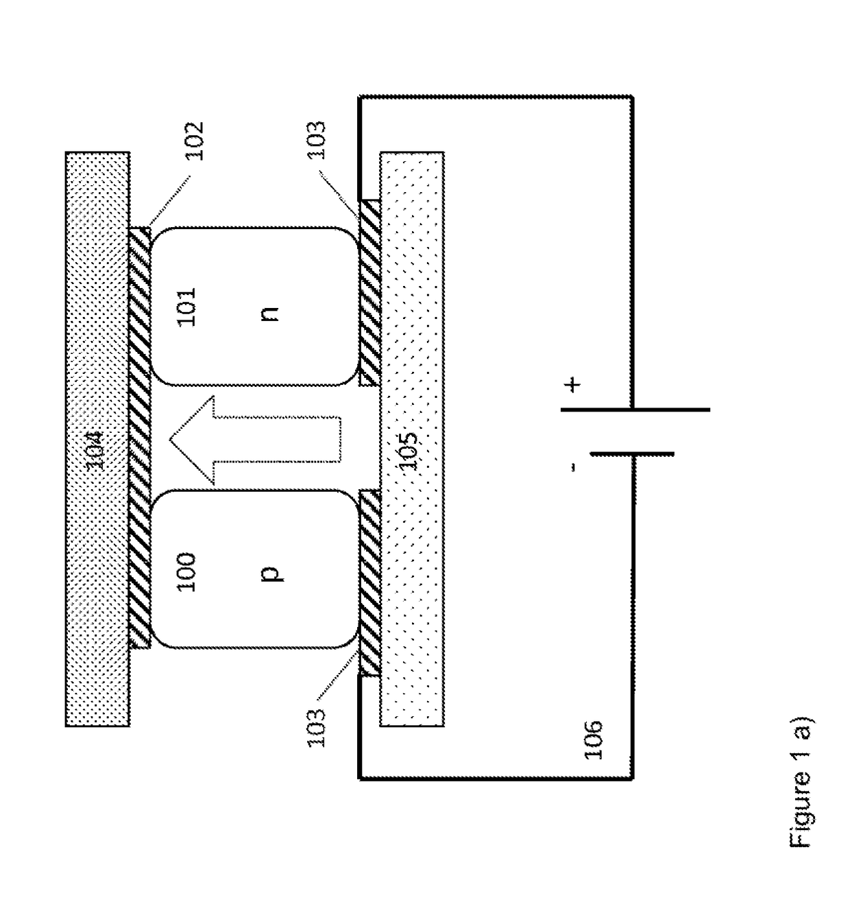 Thermoelectric half-cell and method of production