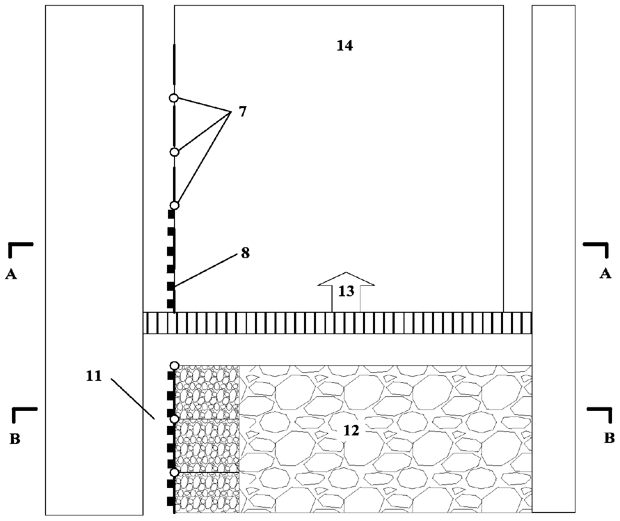 Main control method of roadway retention by anchoring and roof cutting in deep mining roadway