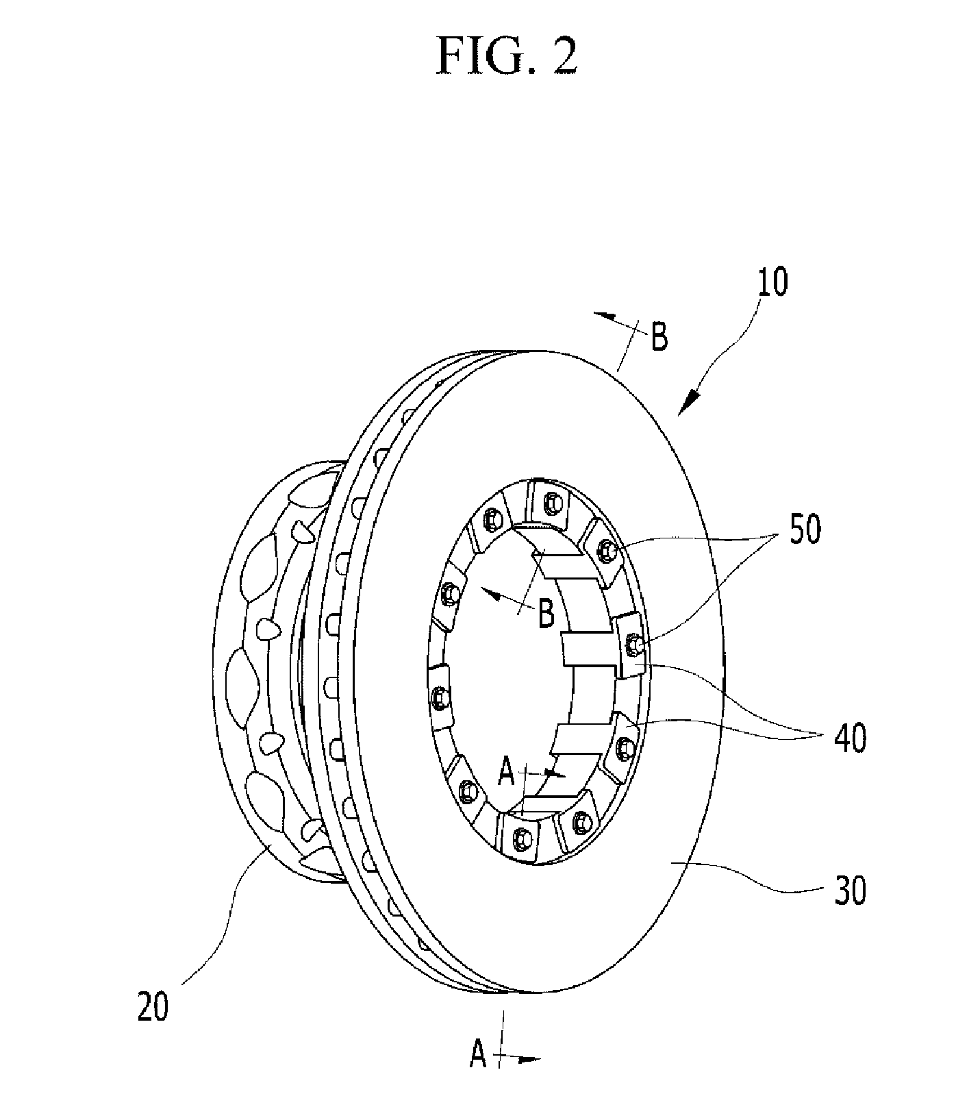 Disc rotor assembly for vehicle