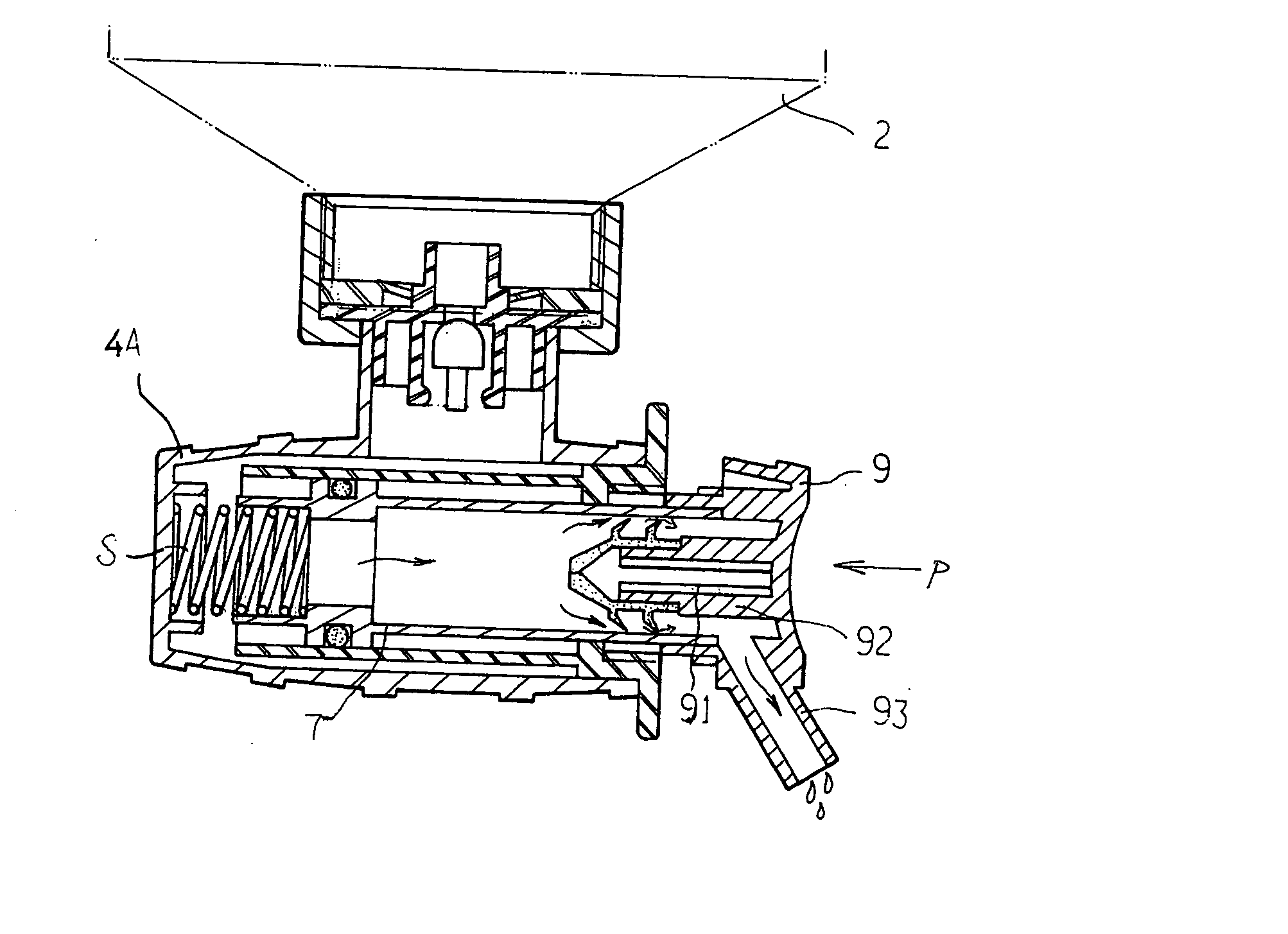 Soap dispenser extruding device