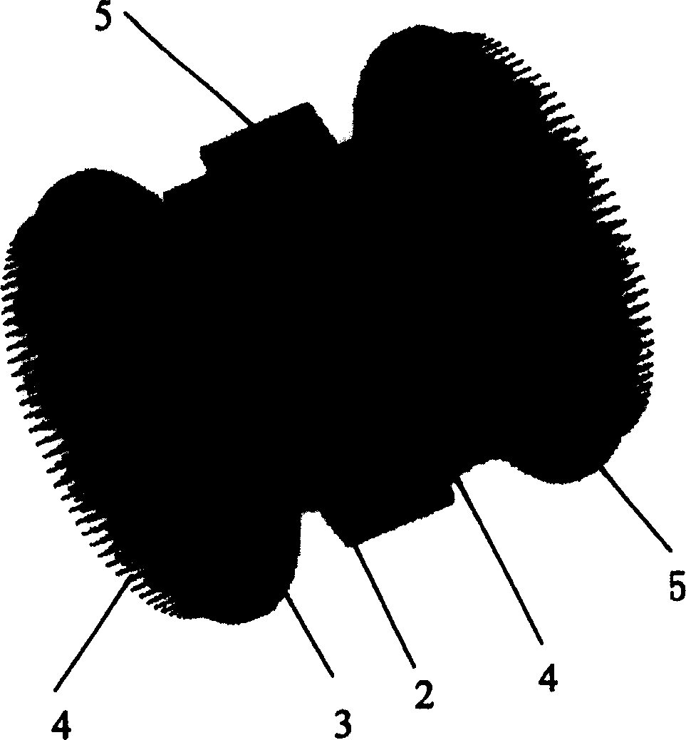 Turntable for treating water in photocatalysis and biology method