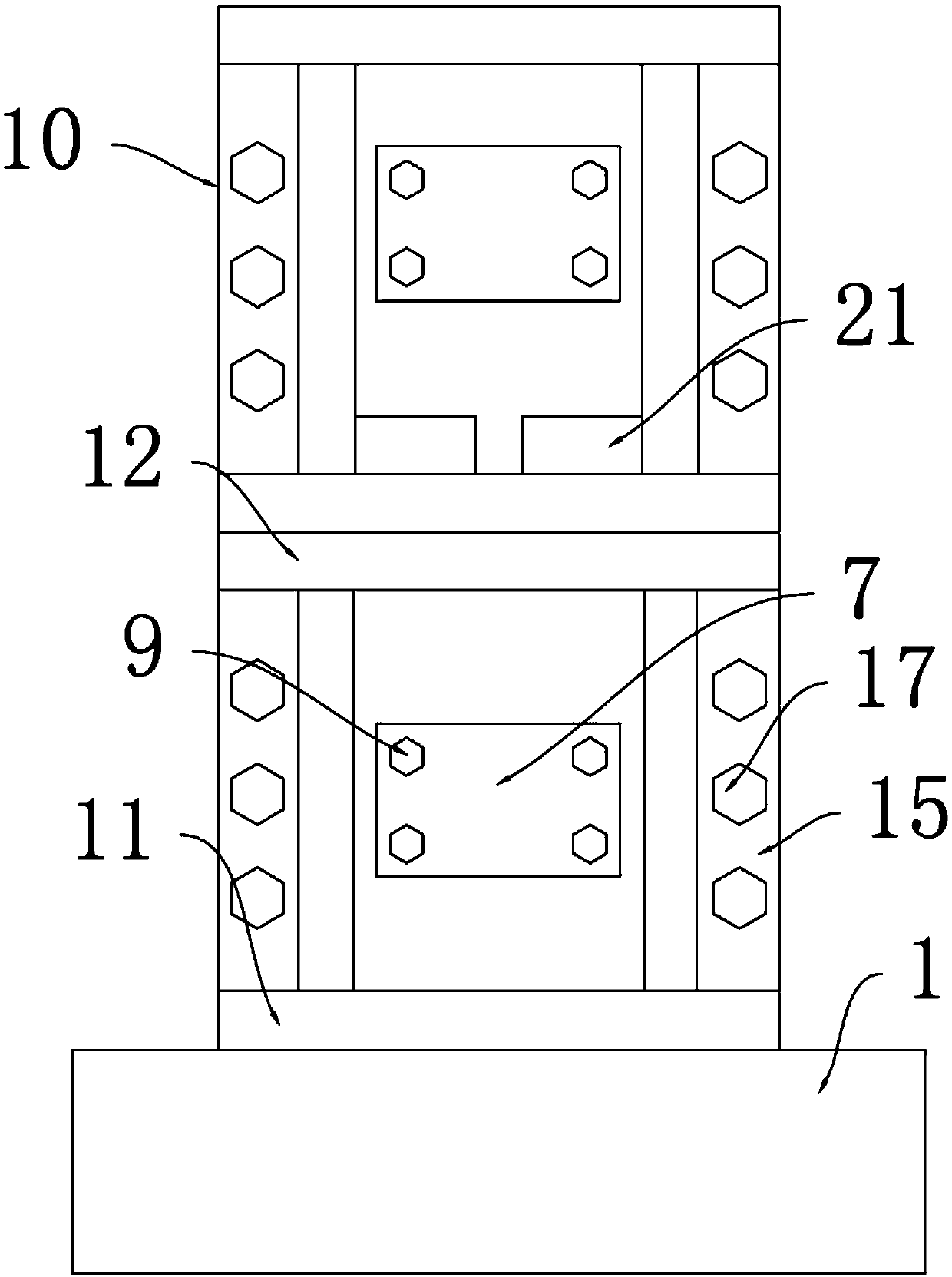 High-strength and convenient -to-pour construction pile