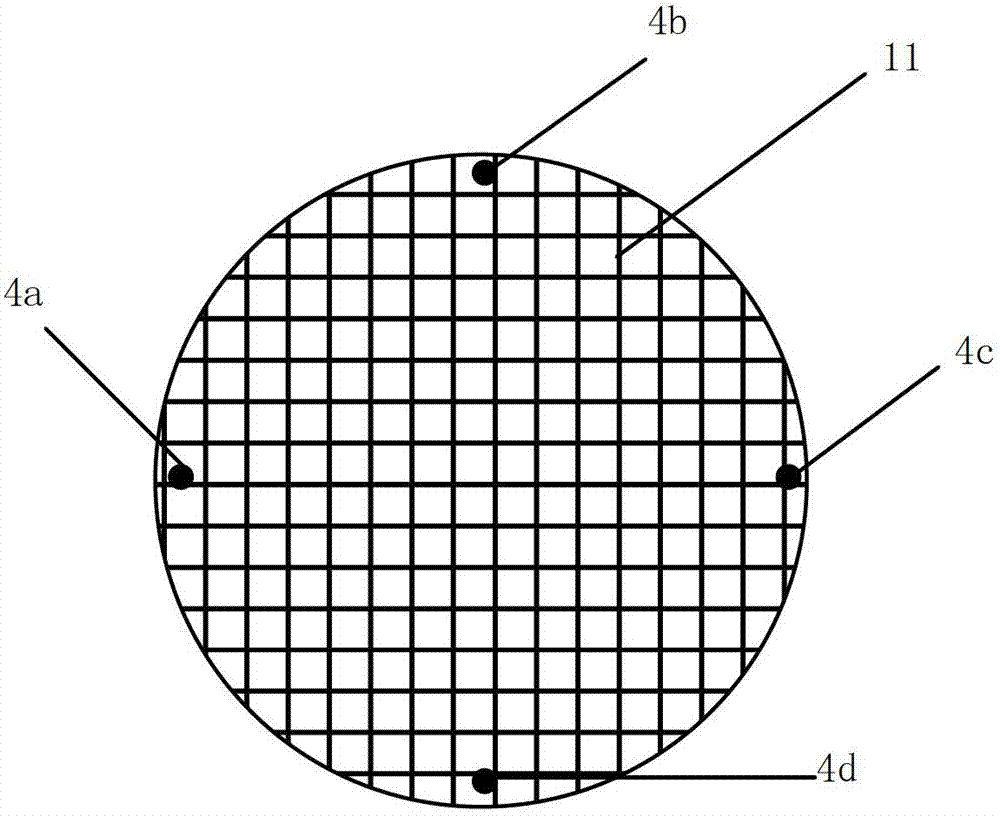 Method and device for volume measuring of crack soil