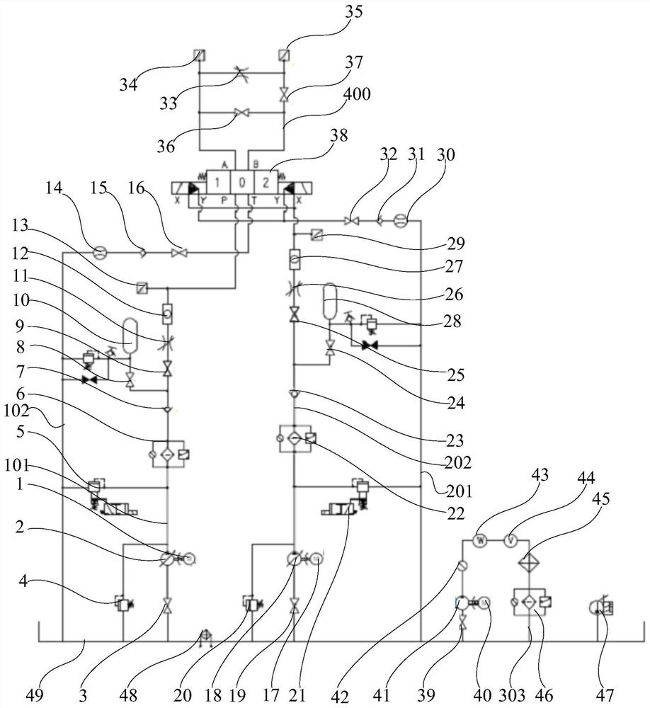 Test bed for multi-stage servo valve