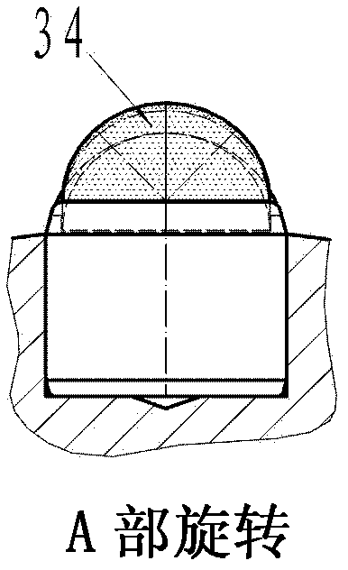 Single-roller bit with PDC (polycrystalline diamond compact) composite plates