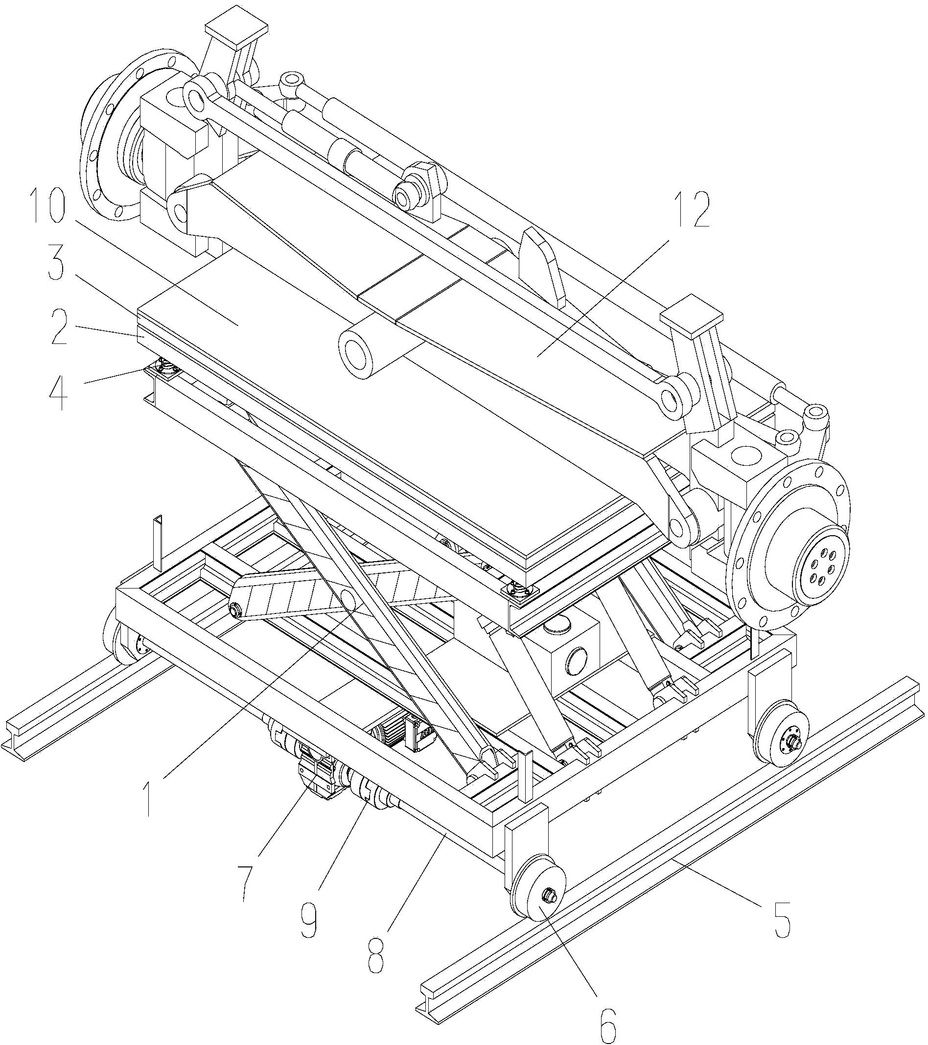 Floating conveying assembling vehicle