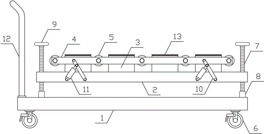 Packaging box containing and transporting mechanism