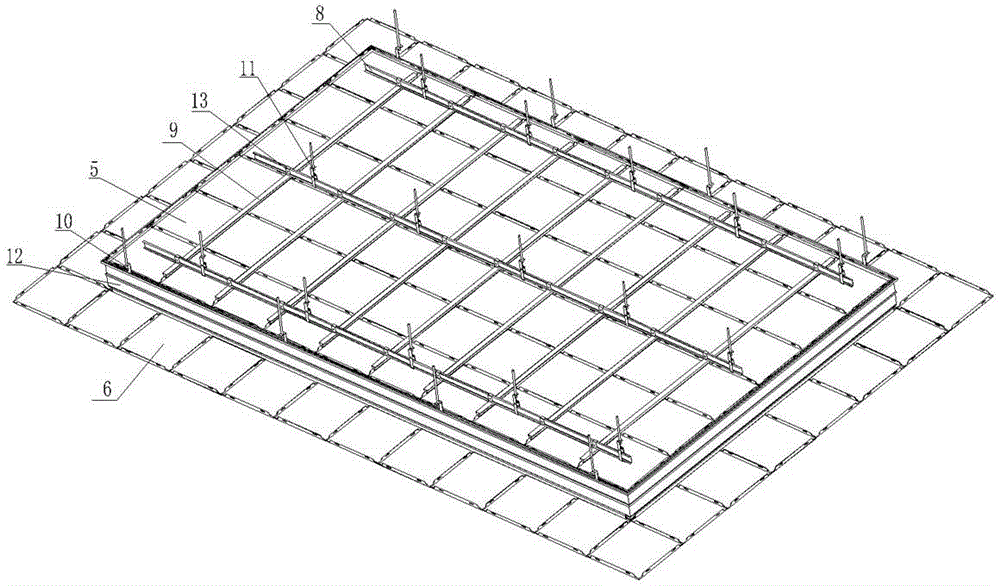 Integral roof suspended ceiling component