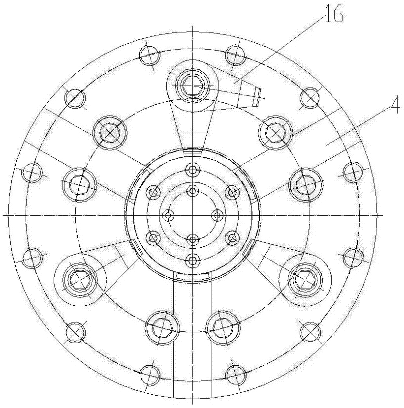 Synchronizer gear ring inner ring machining composite clamp