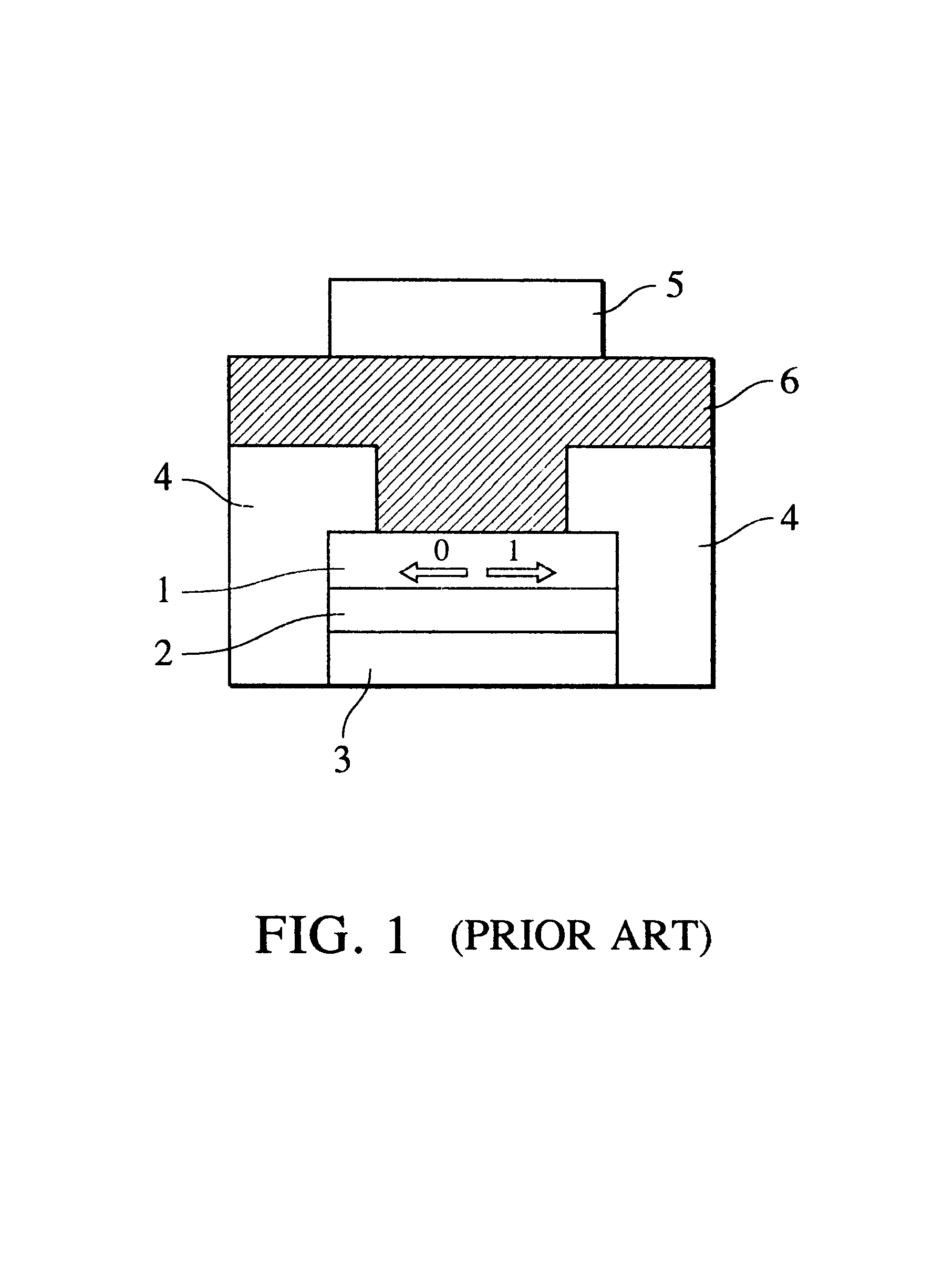 Magnetic thin film element, memory element using the same, and method for recording and reproducing using the memory element