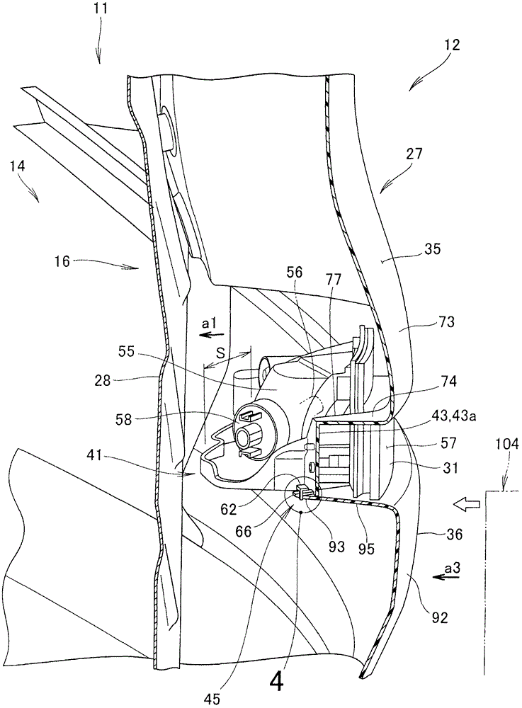 Vehicle bumper device