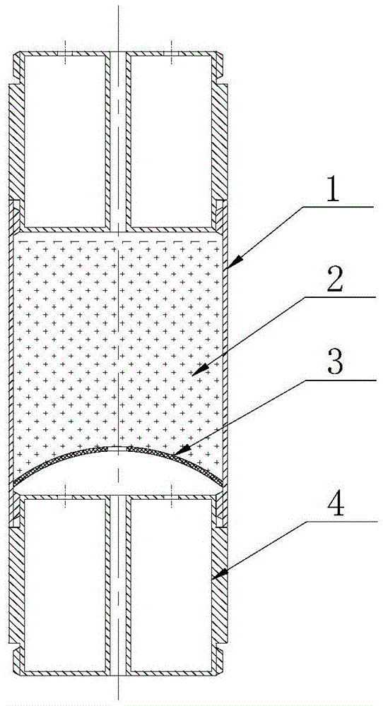 Combination type water-filling energy accumulation epicentre device for seismic exploration