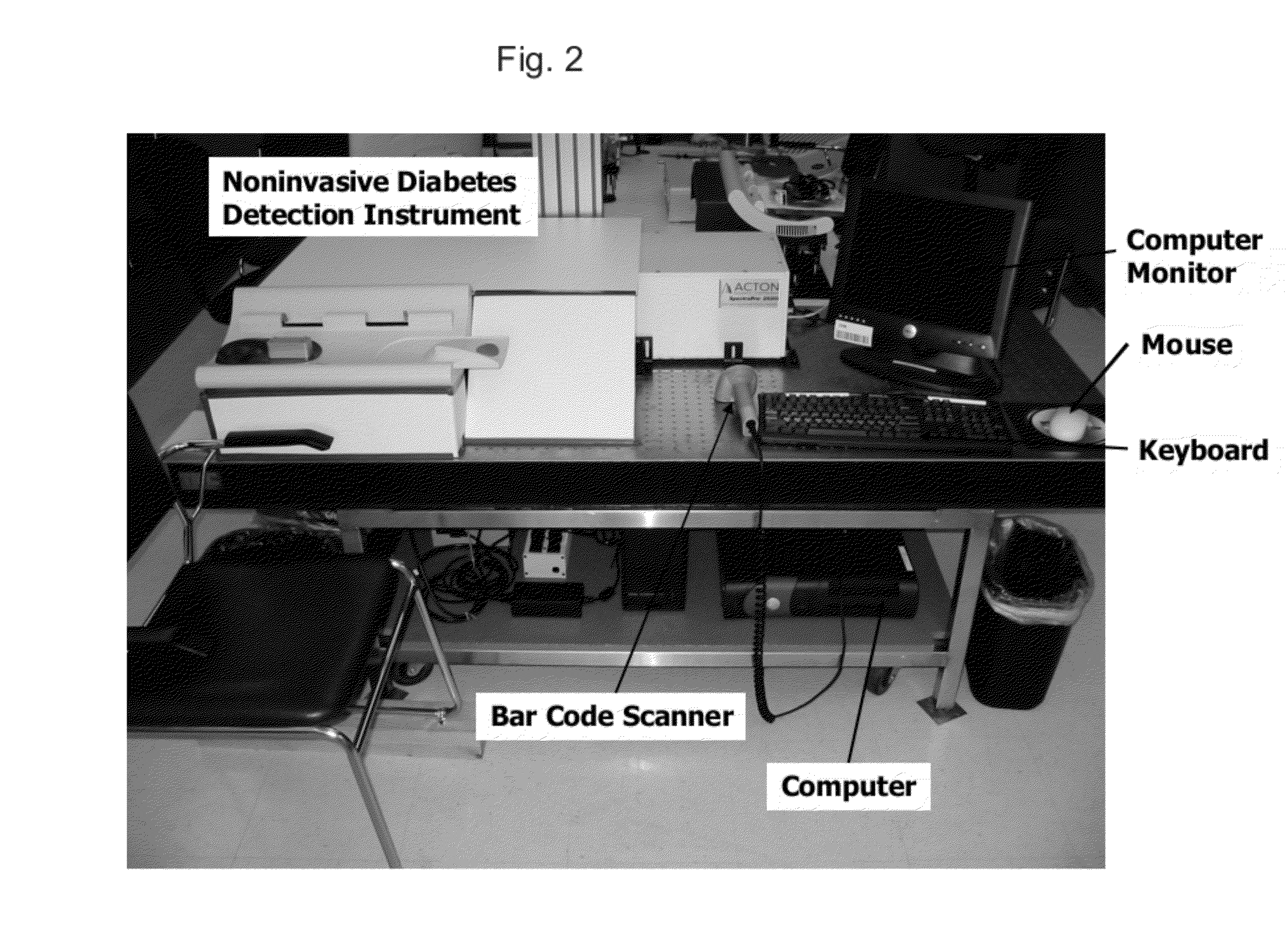 Determination of a Measure of a Glycation End-Product or Disease State Using Tissue Fluorescence of Various Sites