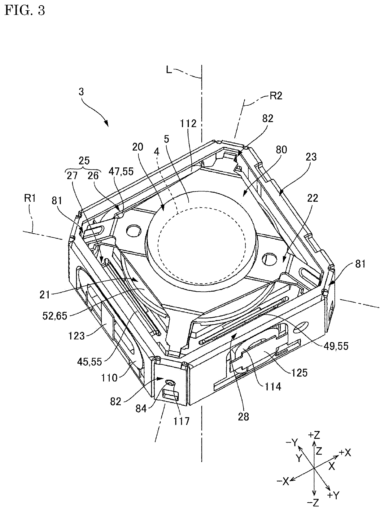 Optical unit with shake correction function