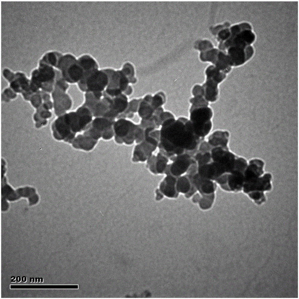 Preparation method of nano-particle material