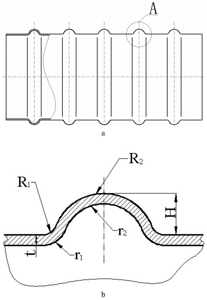 Spinning mechanism and method for forming corrugated pipe