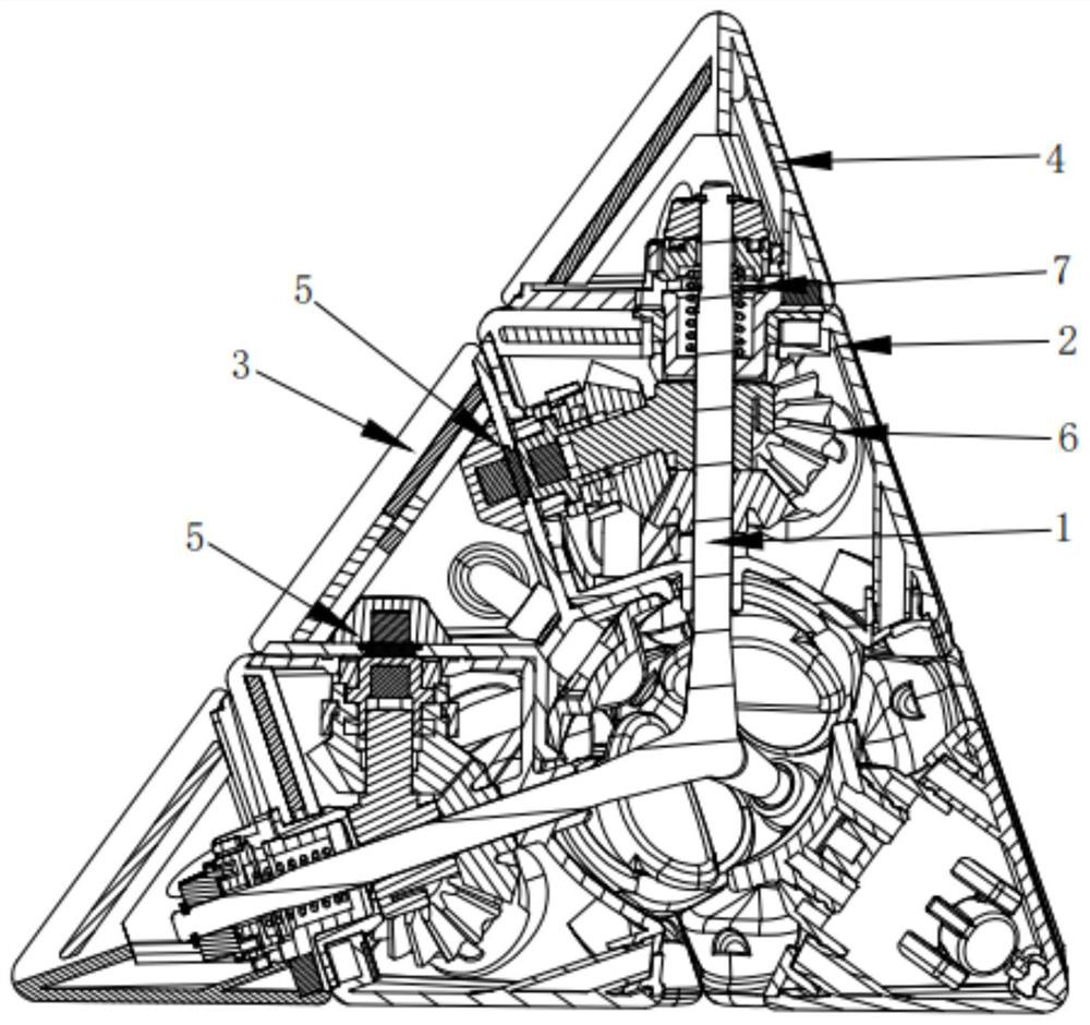 Pyramid magic cube