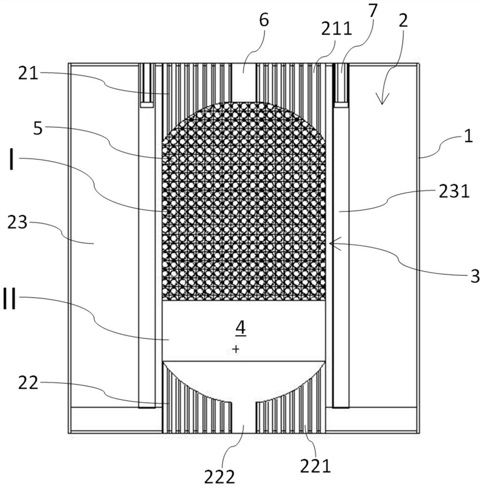 Graphite nodule slowing-down molten salt reactor