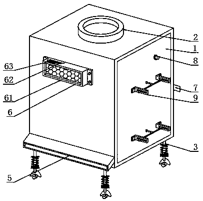 Graded screening device for sand and gravel on construction site