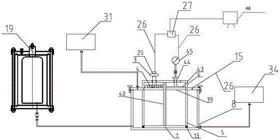 Soil expanding multi-parameter test device capable of simulating soaking-air-drying cyclic action