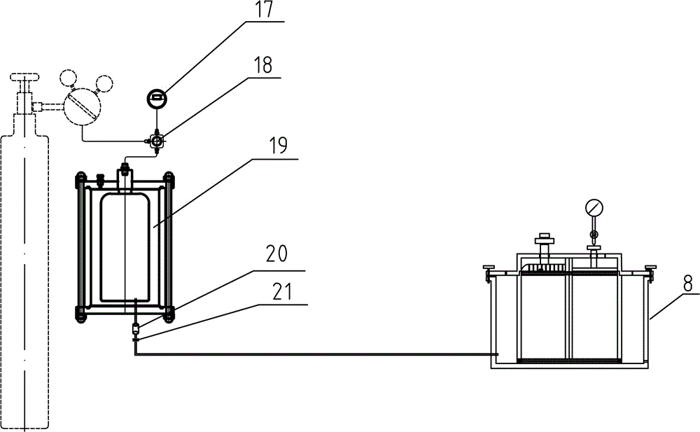 Soil expanding multi-parameter test device capable of simulating soaking-air-drying cyclic action