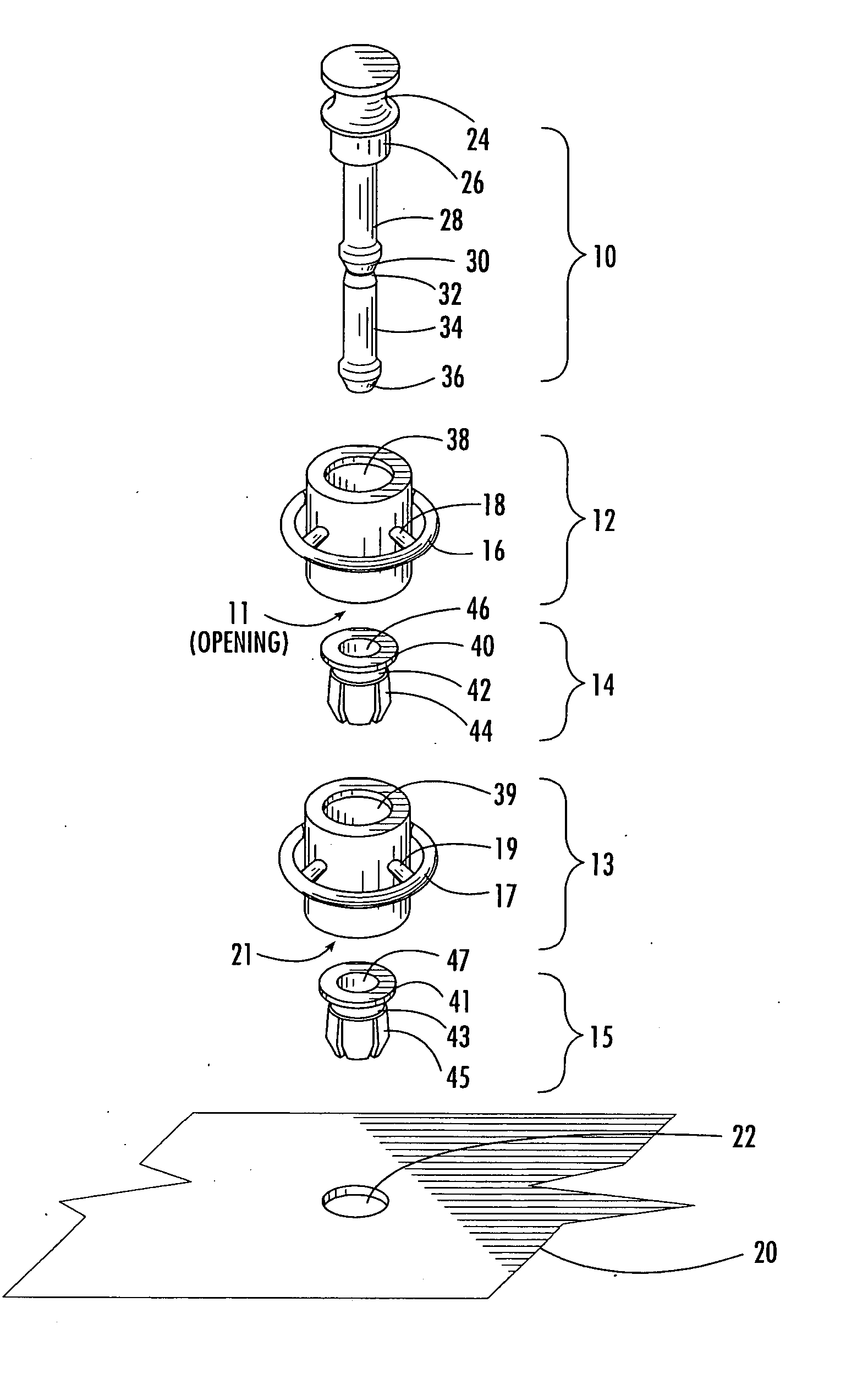 Quick release support post and associated method