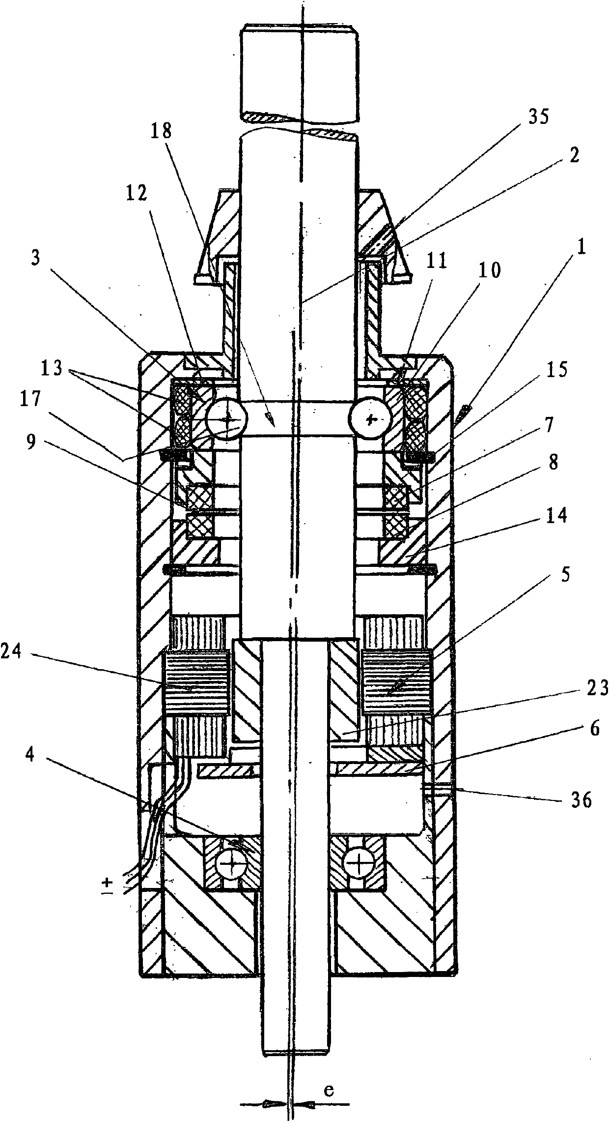 Frictional false twisting device