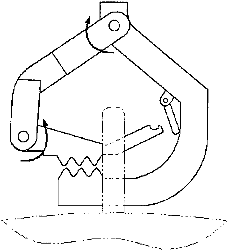 Automatic releasing lifting hook structure and using method thereof