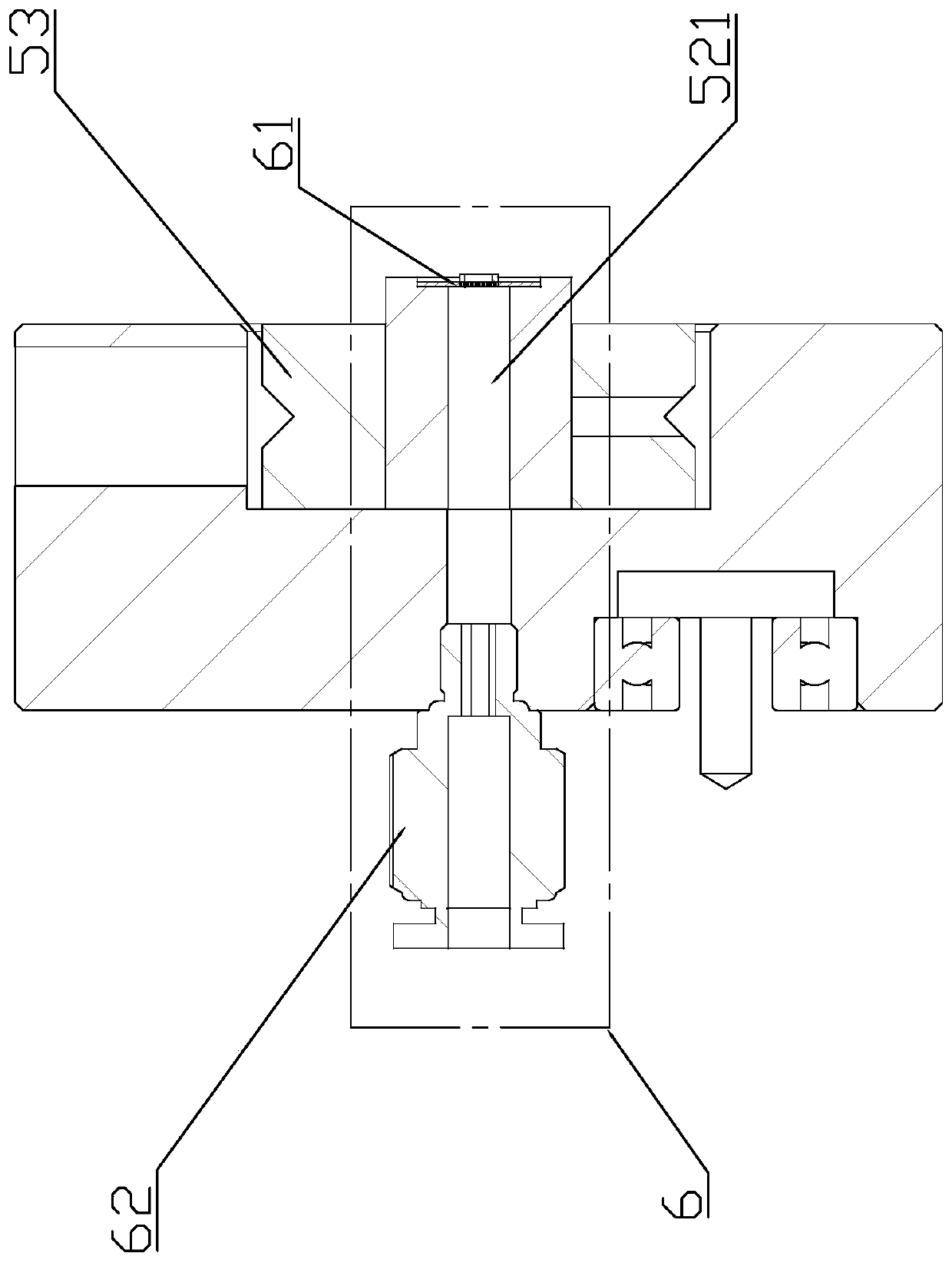 A crystal welding equipment