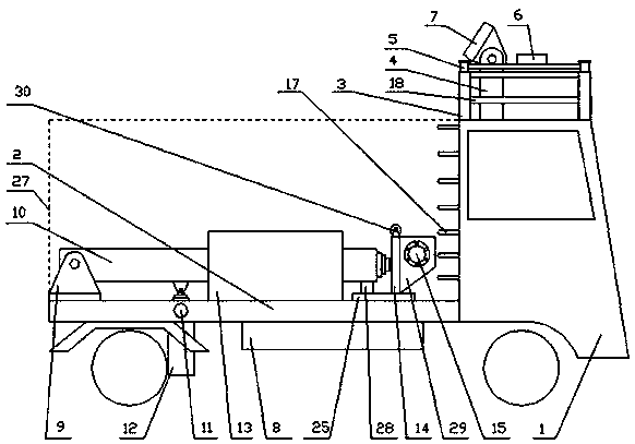 Climbing anti-dropping device for electric pole maintenance