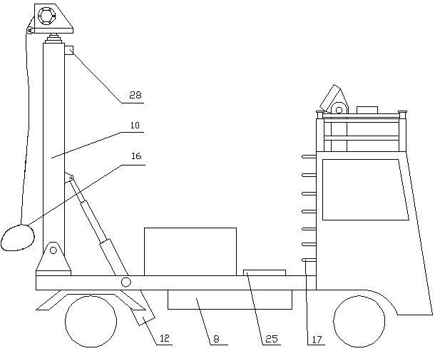 Climbing anti-dropping device for electric pole maintenance