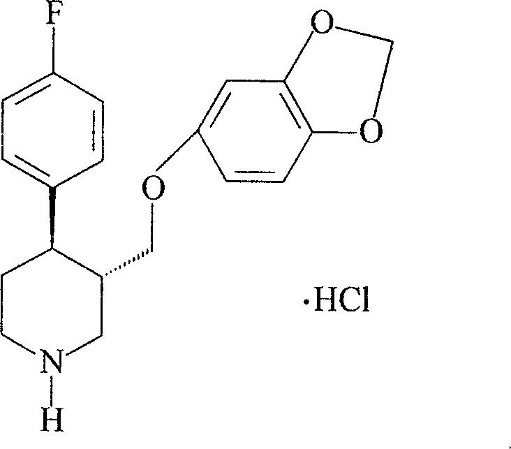 One step preparation method of paluxitin hydrochloride A crystal type crystal molecule assembly