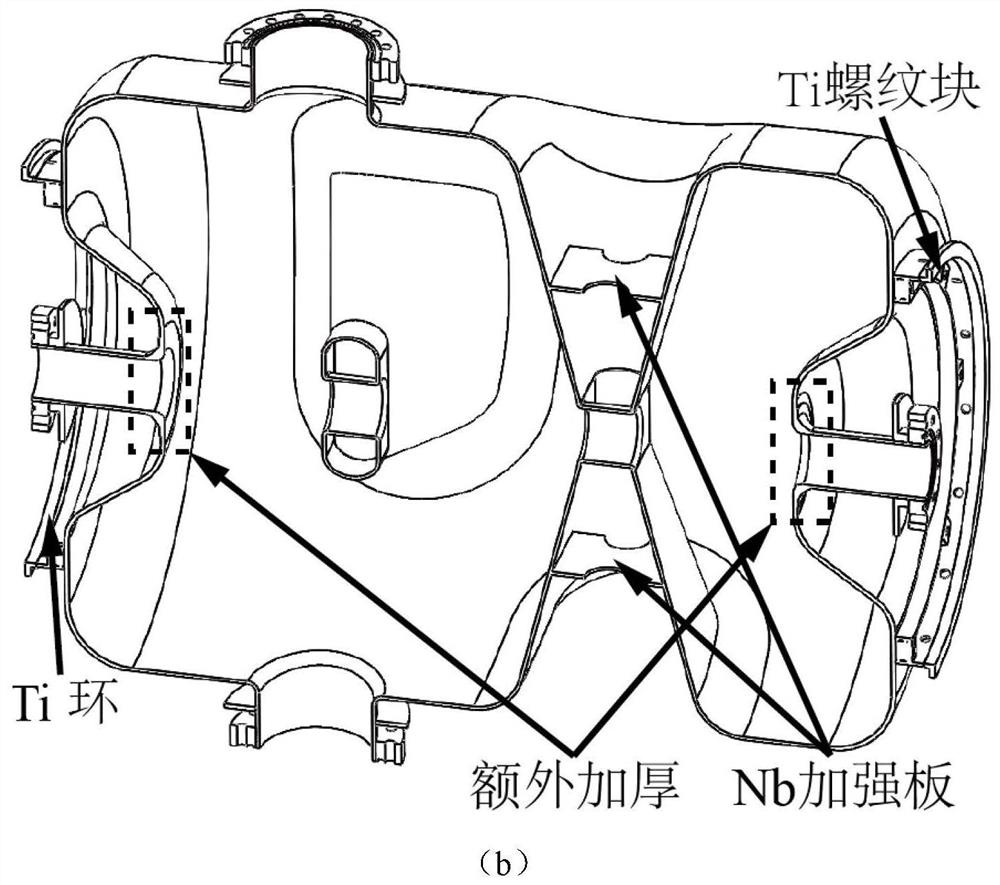 Double-spoke column spoke superconducting cavity and manufacturing method thereof