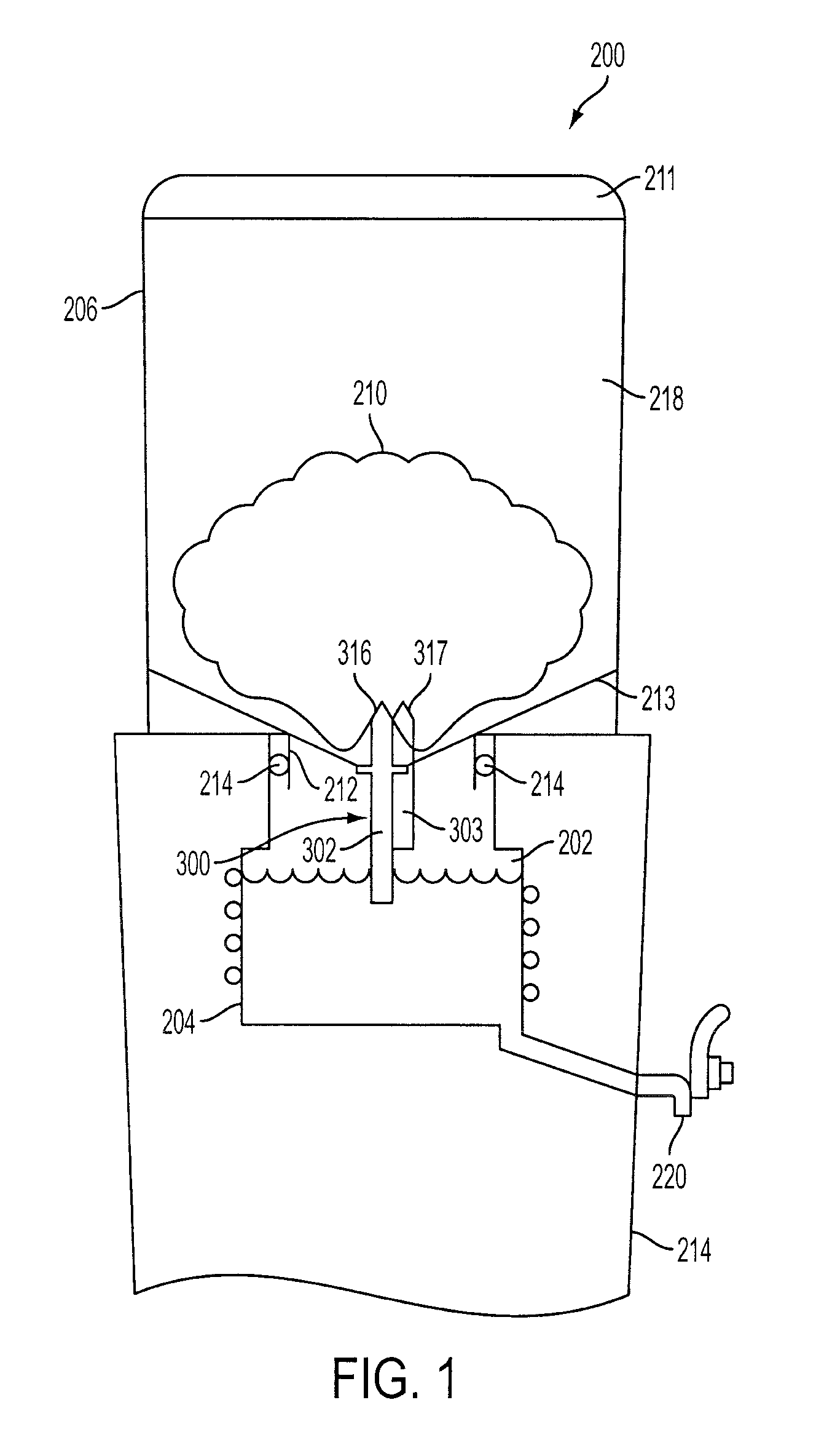 Bag cooler employing a multi-spike adapter and converter