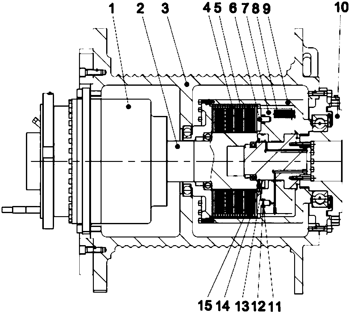 A kind of damping winch and its using method